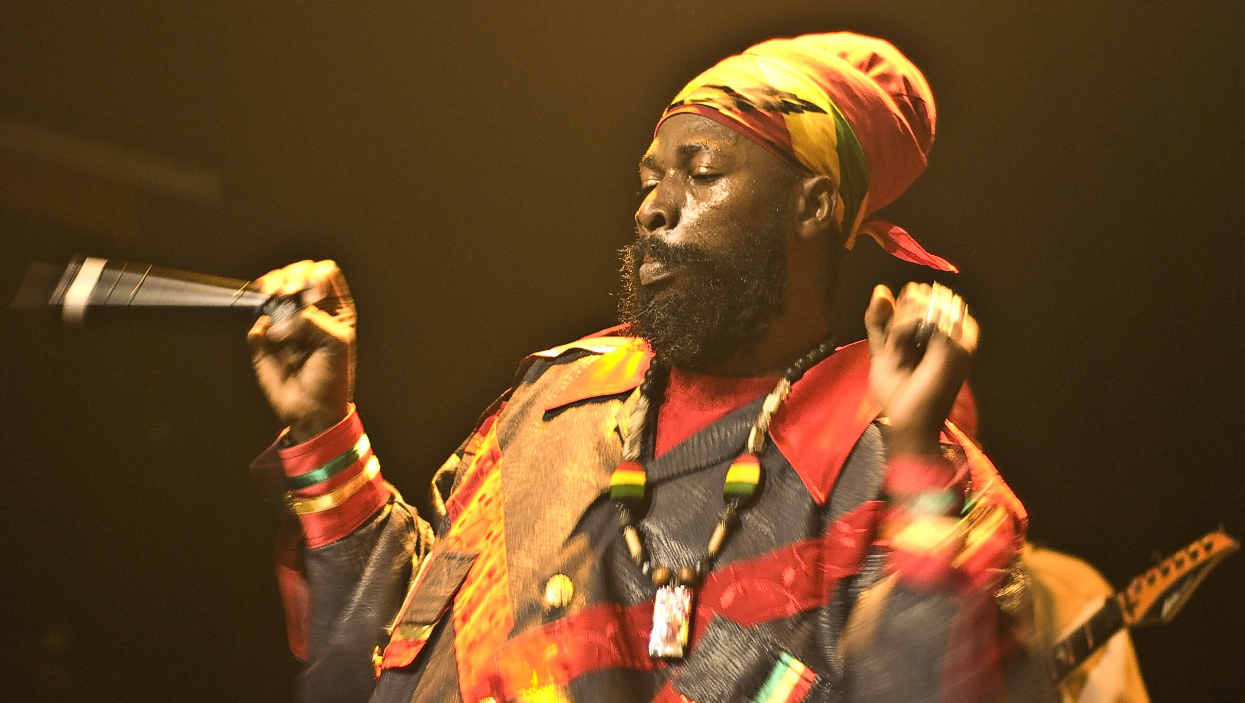 Capleton performing live
