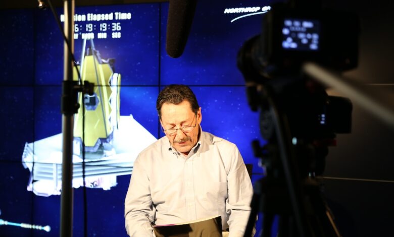 Peter Cullen, voice of Optimus Prime, at NASA Goddard