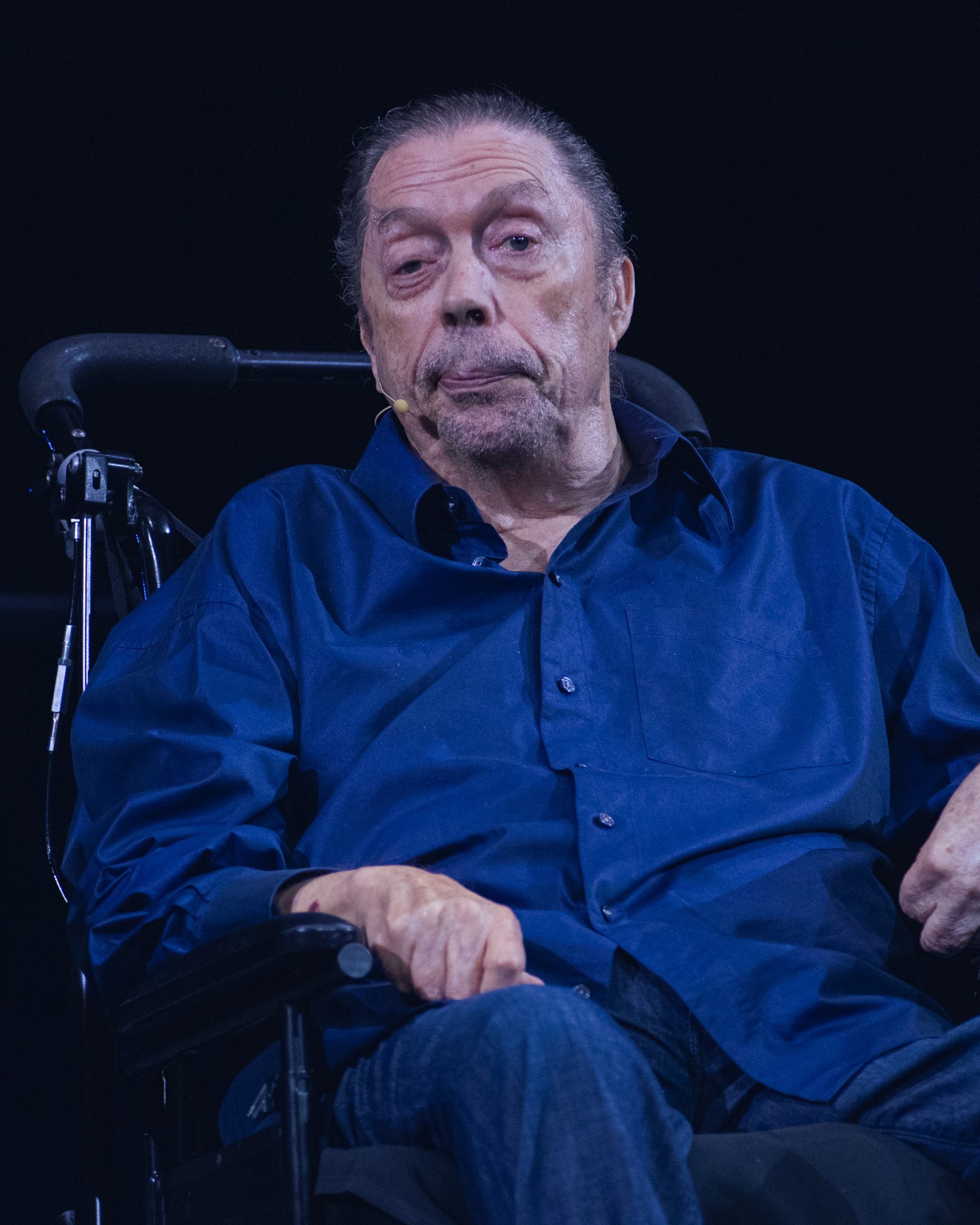 Tim Curry at a Q&A for the 50th anniversary of The Rocky Horror Picture Show, Los Angeles, 2025