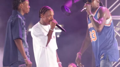 Vybz Kartel and Fixaveli on the new dancehall single Zelle