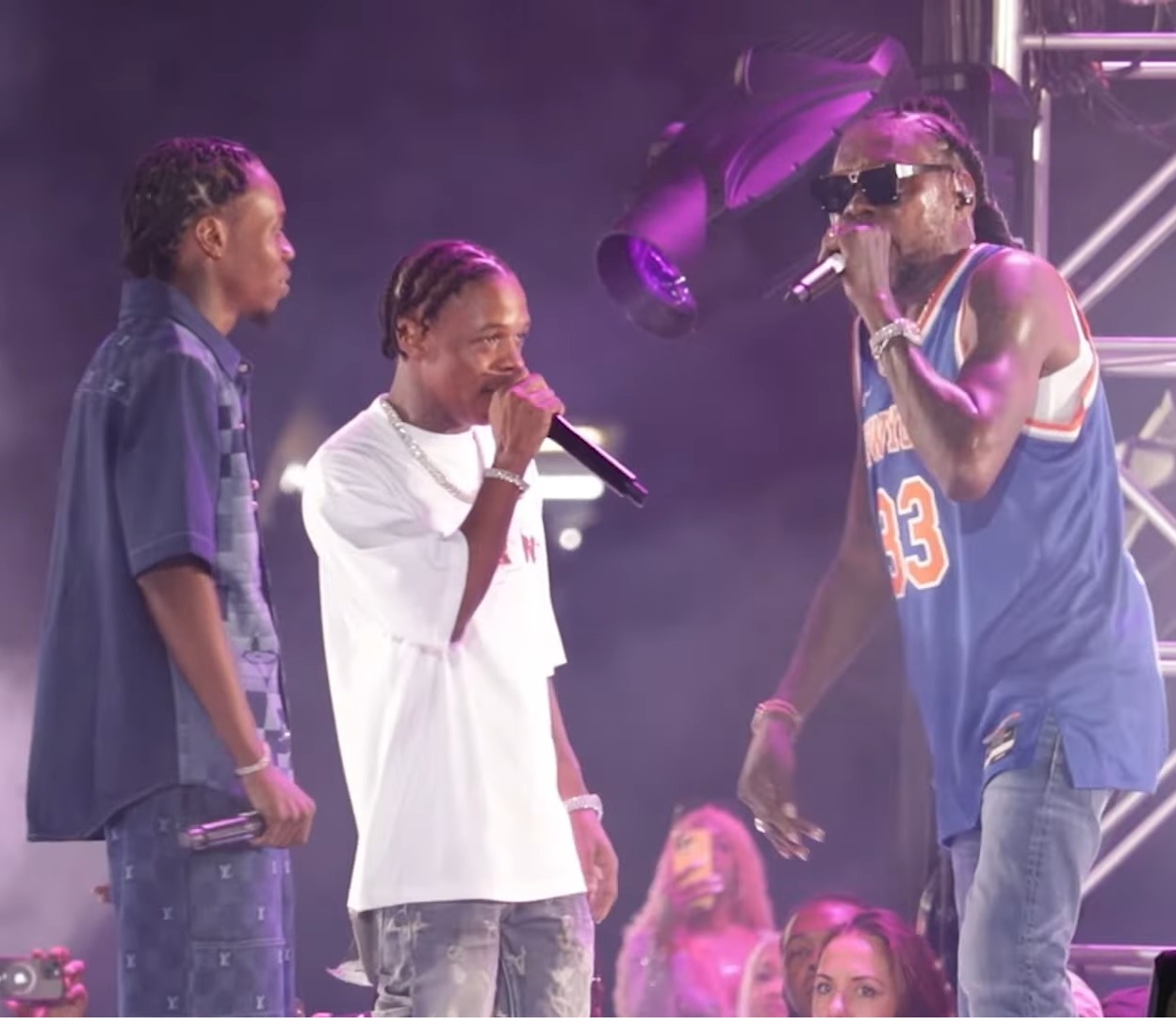 Vybz Kartel and Fixaveli on the new dancehall single Zelle